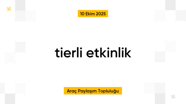tierli etkinlik
