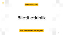 Biletli etkinlik