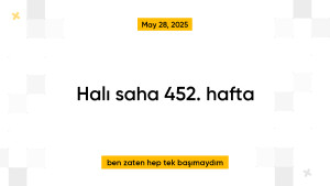 Halı saha 452. hafta