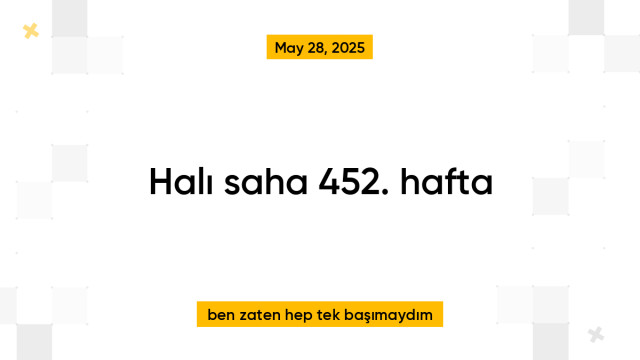 Halı saha 452. hafta