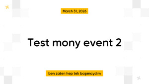 Test mony event 2