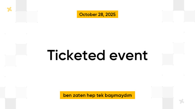 Ticketed event