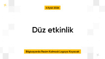Düz etkinlik