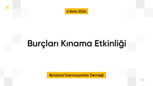 Burçları Kınama Etkinliği