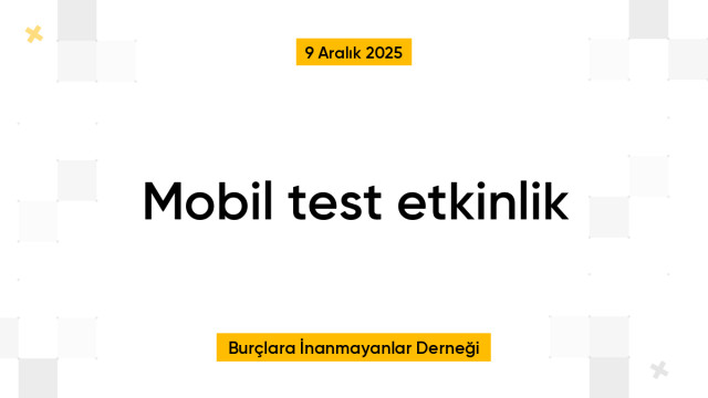 Mobil test etkinlik