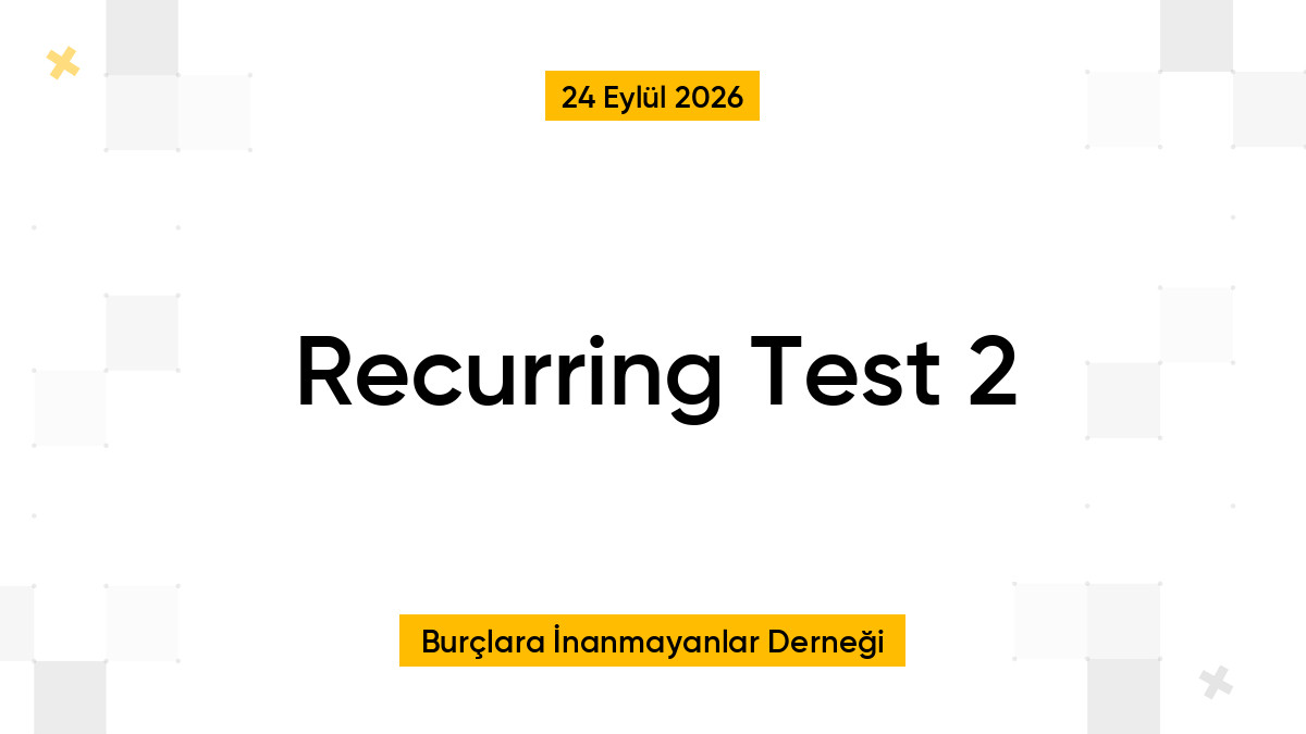 Recurring Test 2