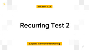Recurring Test 2