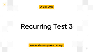 Recurring Test 3