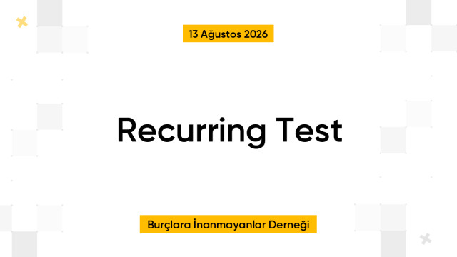 Recurring Test