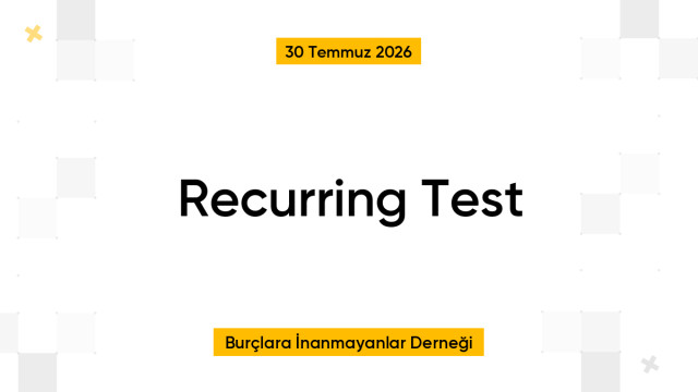 Recurring Test