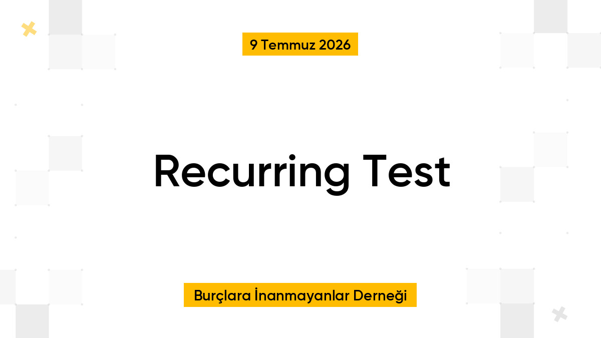 Recurring Test