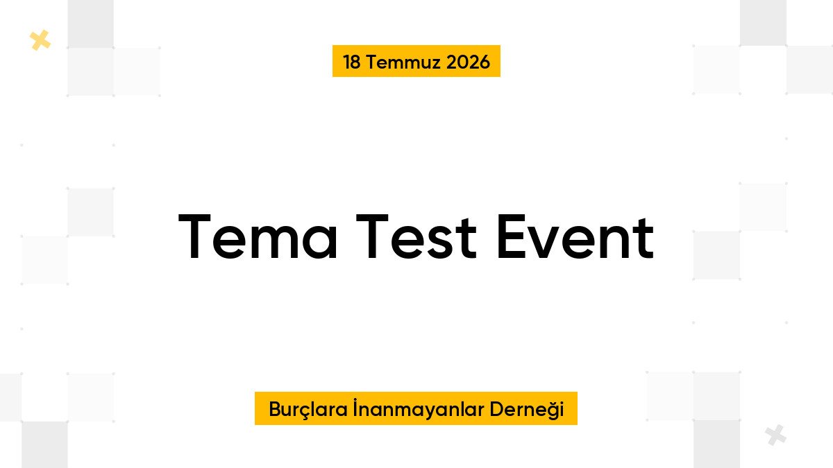 Tema Test Event