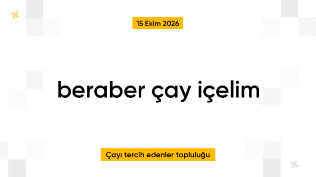 beraber çay içelim