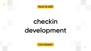 checkin development
