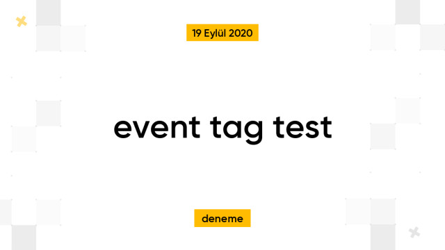 event tag test