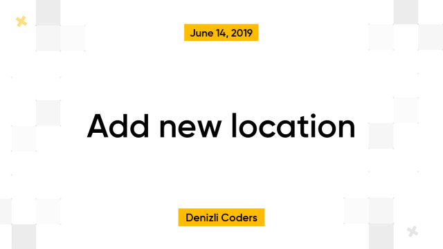 Add new location