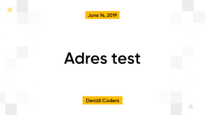 Adres test