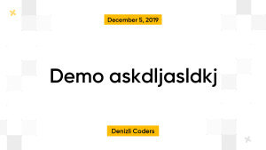 Demo askdljasldkj