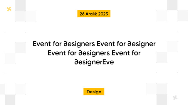 Event for ∂esigners Event for ∂esigner Event for ∂esigners Event for ∂esignerEve