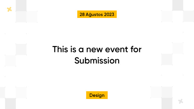This is a new event for Submission