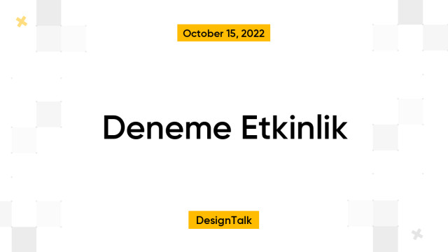 Deneme Etkinlik