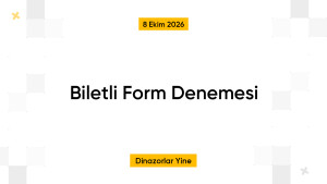 Biletli Form Denemesi