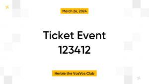 Ticket Event 123412