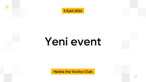 Yeni event