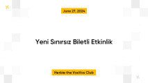 Yeni Sınırsız Biletli Etkinlik