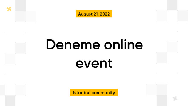 Deneme online event