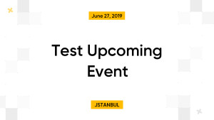 Test Upcoming Event