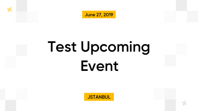 Test Upcoming Event