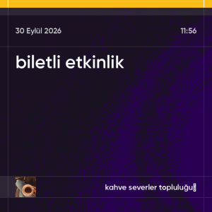 biletli etkinlik