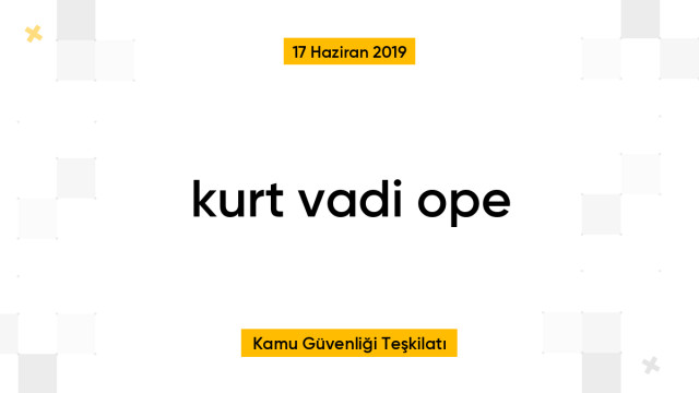 kurt vadi ope