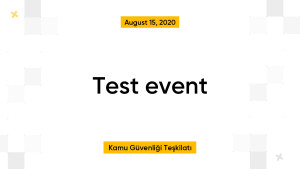 Test event