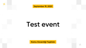 Test event