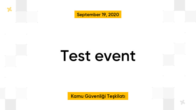 Test event