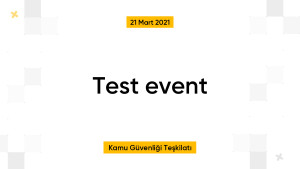 Test event