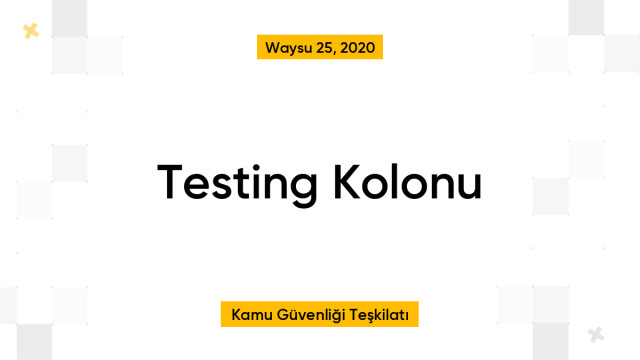 Testing Kolonu