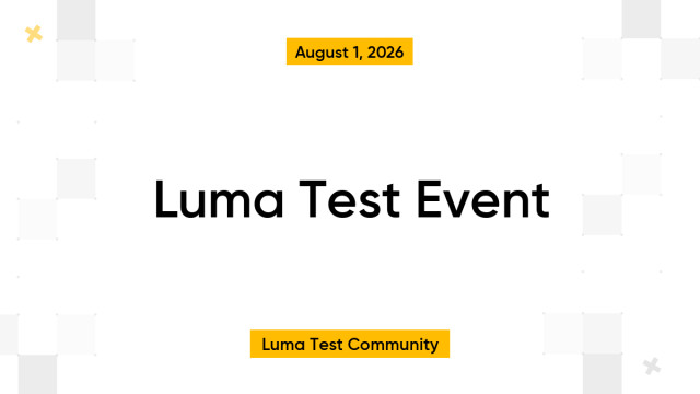 Luma Test Event