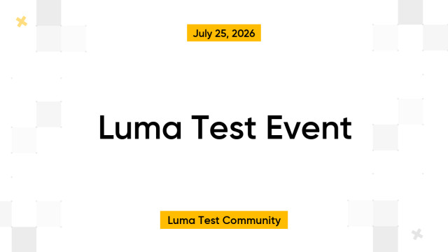 Luma Test Event