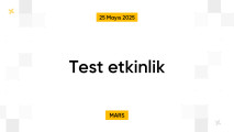Test etkinlik