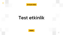 Test etkinlik highlight photo