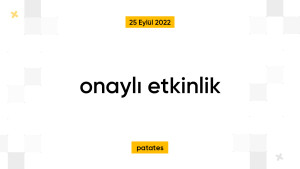 onaylı etkinlik