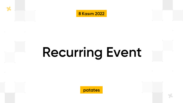 Recurring Event