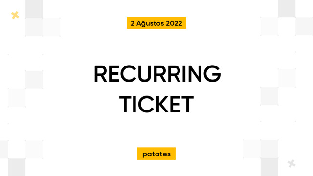 RECURRING TICKET