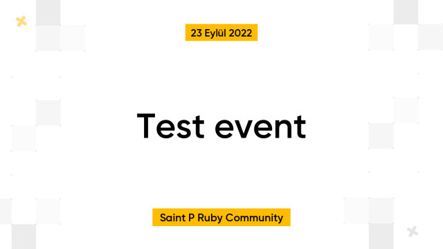 Test event