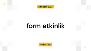form etkinlik