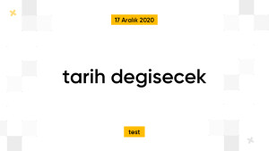 tarih degisecek