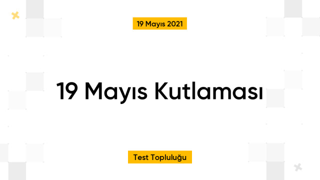 19 Mayıs Kutlaması